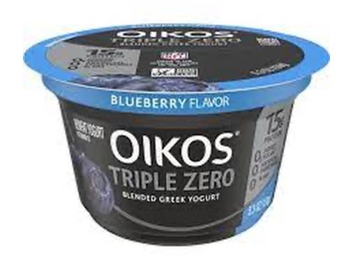Dannon Oikos Triple Zero Blueberry 5.3 oz
