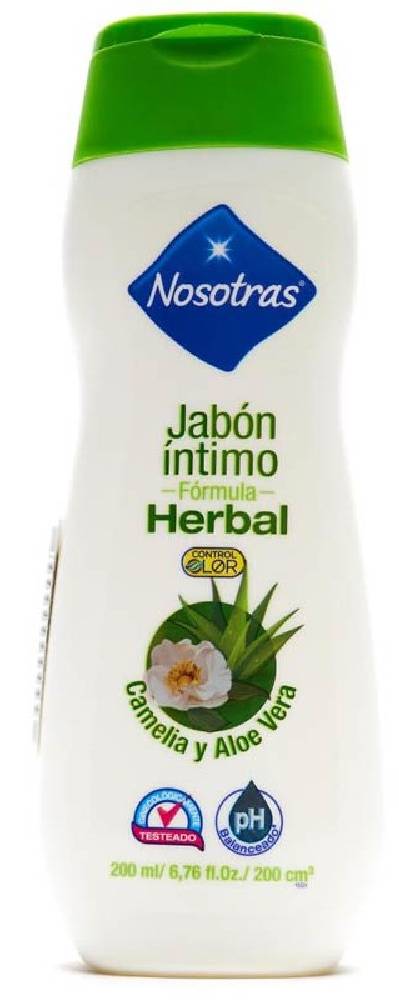 Nosotras Jabón Intimo Camelia y Aloe Vera 6.76 oz