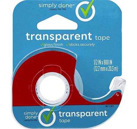 Simply Done Transparent Tape