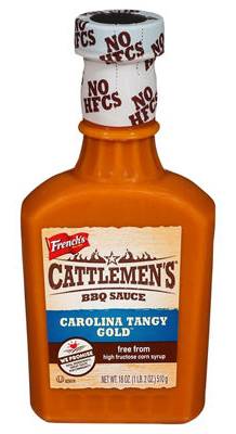 Cattlemen's BBQ Sauce Carolina Fancy Gold 18 oz