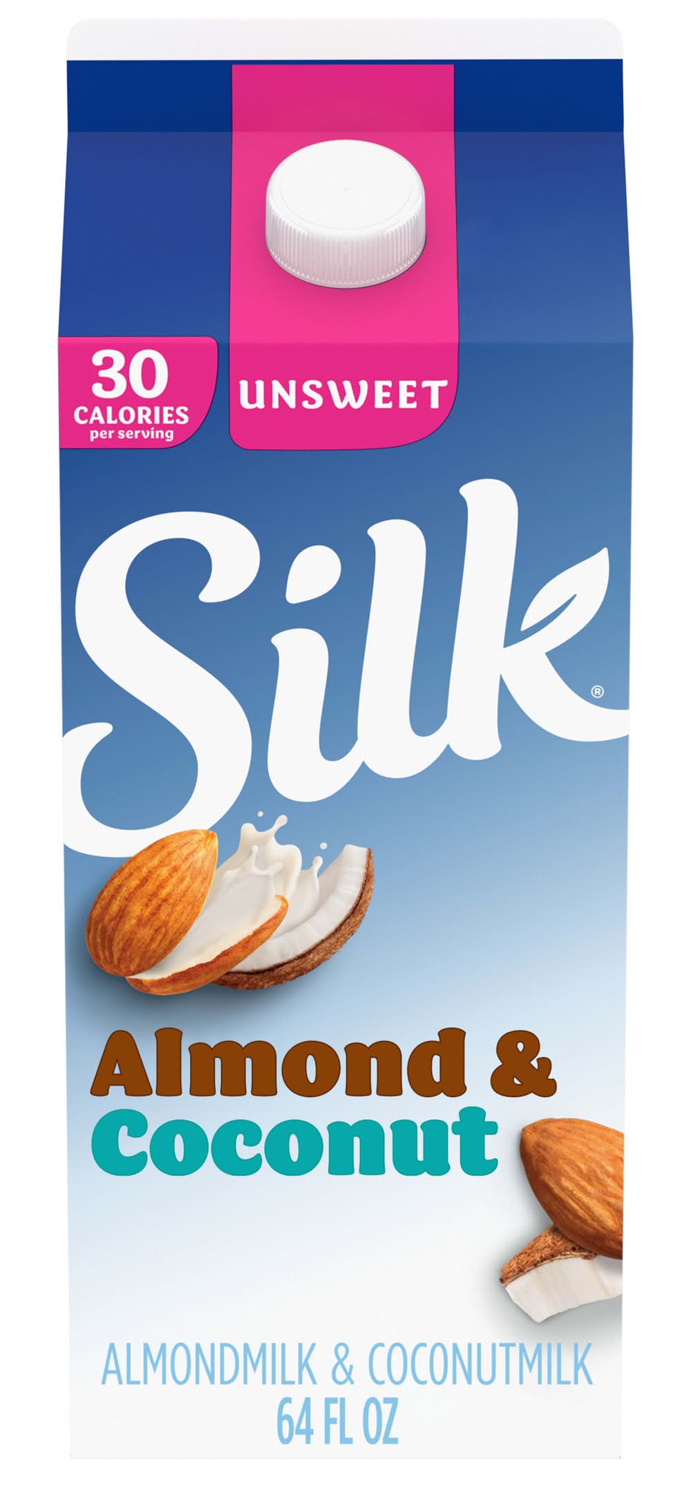 Silk Almond & Coconut Milk Unsweetened 64 oz