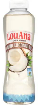 LouAna 100% Pure Liquid Coconut Oil 16 oz