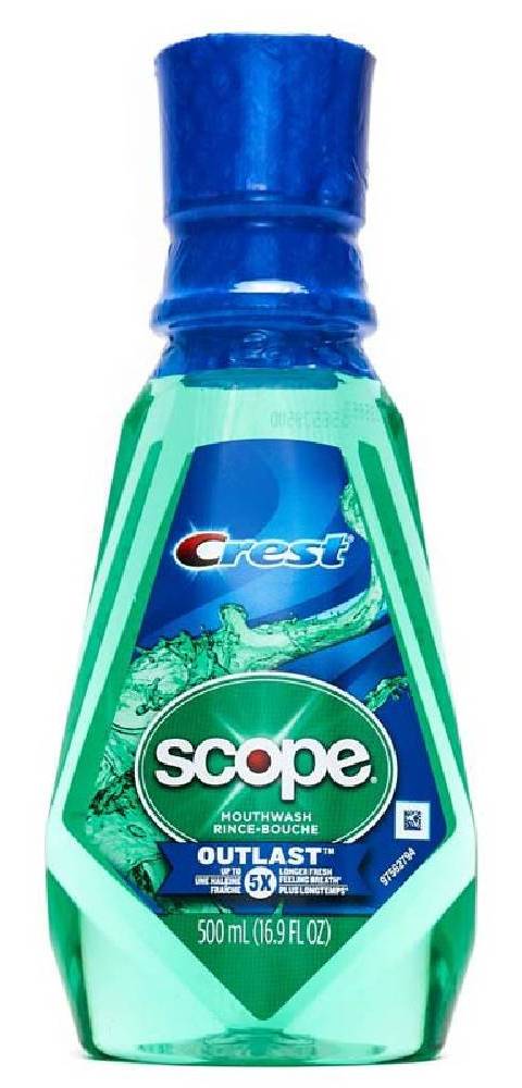 Crest Scope Outlast Mouthwash Fresh Mint 500 ml