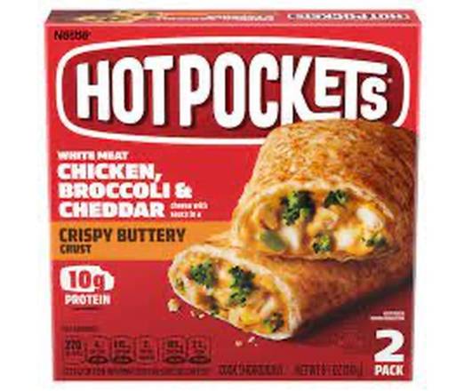 Hot Pockets Chicken Broccoli & Cheddar with Crispy Buttery Crust 9 oz