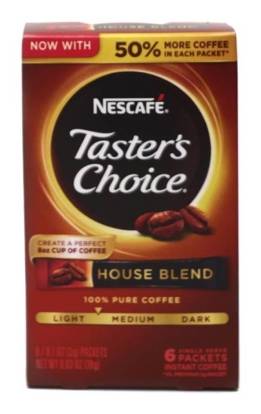 Nescafe Taster's Choice House Blend 6-0.1 oz