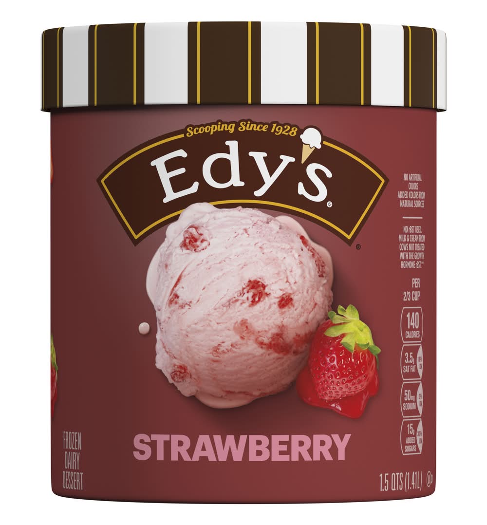 Edy’s Strawberry Ice Cream 1.5 quarts