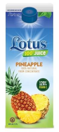 Lotus 100% Juice Pineapple