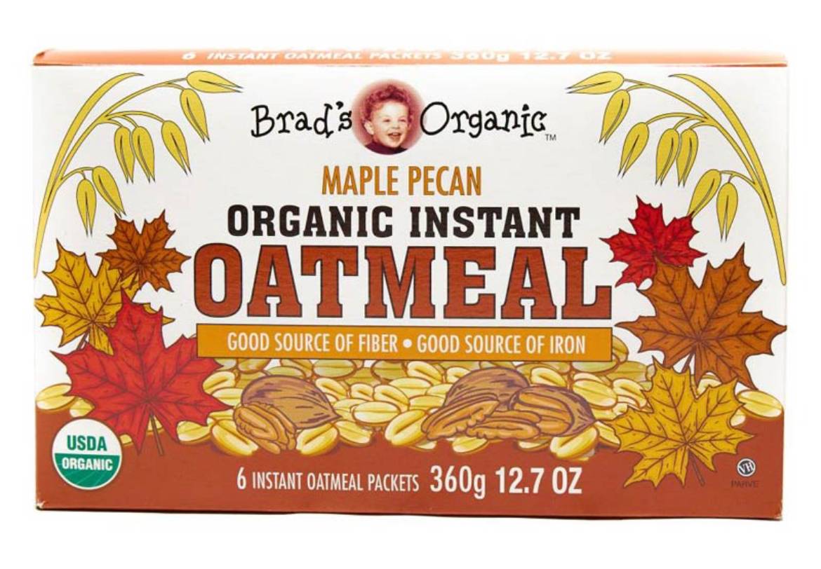 Brad’s Organic Maple Pecan Instant Oatmeal 12.7 oz