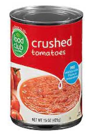 Food Club Crushed Tomatoes 14.5 oz