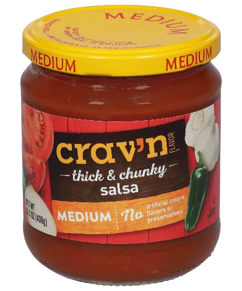 Crav'n Flavor Salsa Thick & Chunky Medium