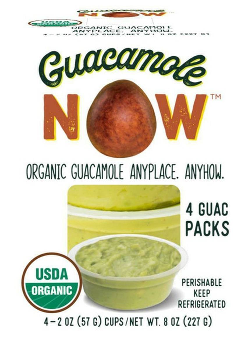 Cabo Fresh Organic Guacamole Now Singles 4-2.0 oz