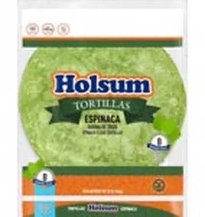 Holsum Tortillas Espinacas / Spinach Flour Large 20 oz