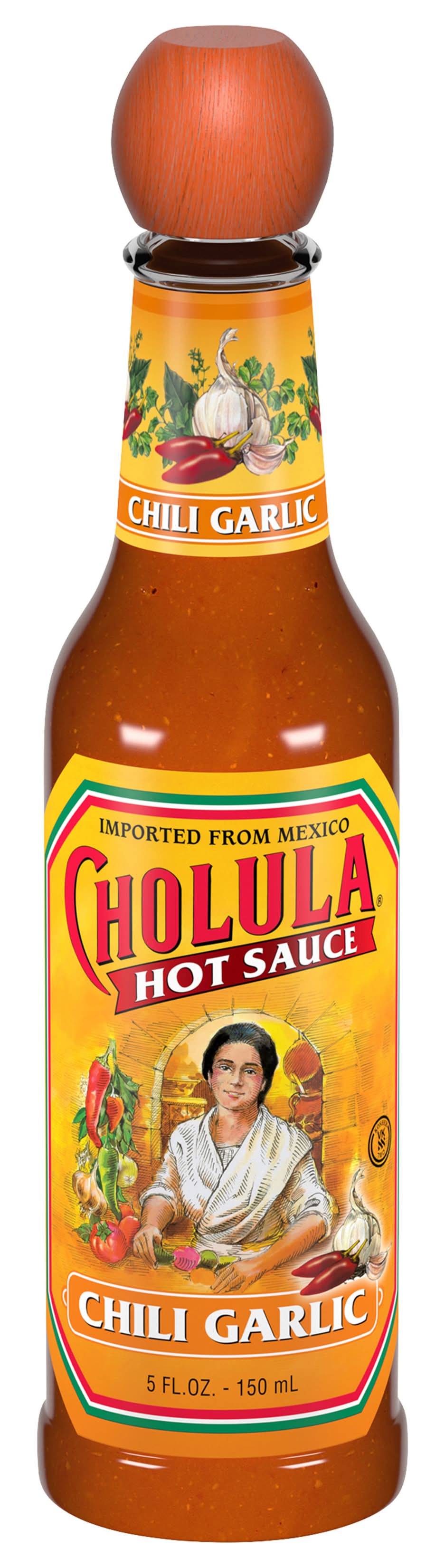 Cholula Chili Garlic Hot Sauce 5 oz
