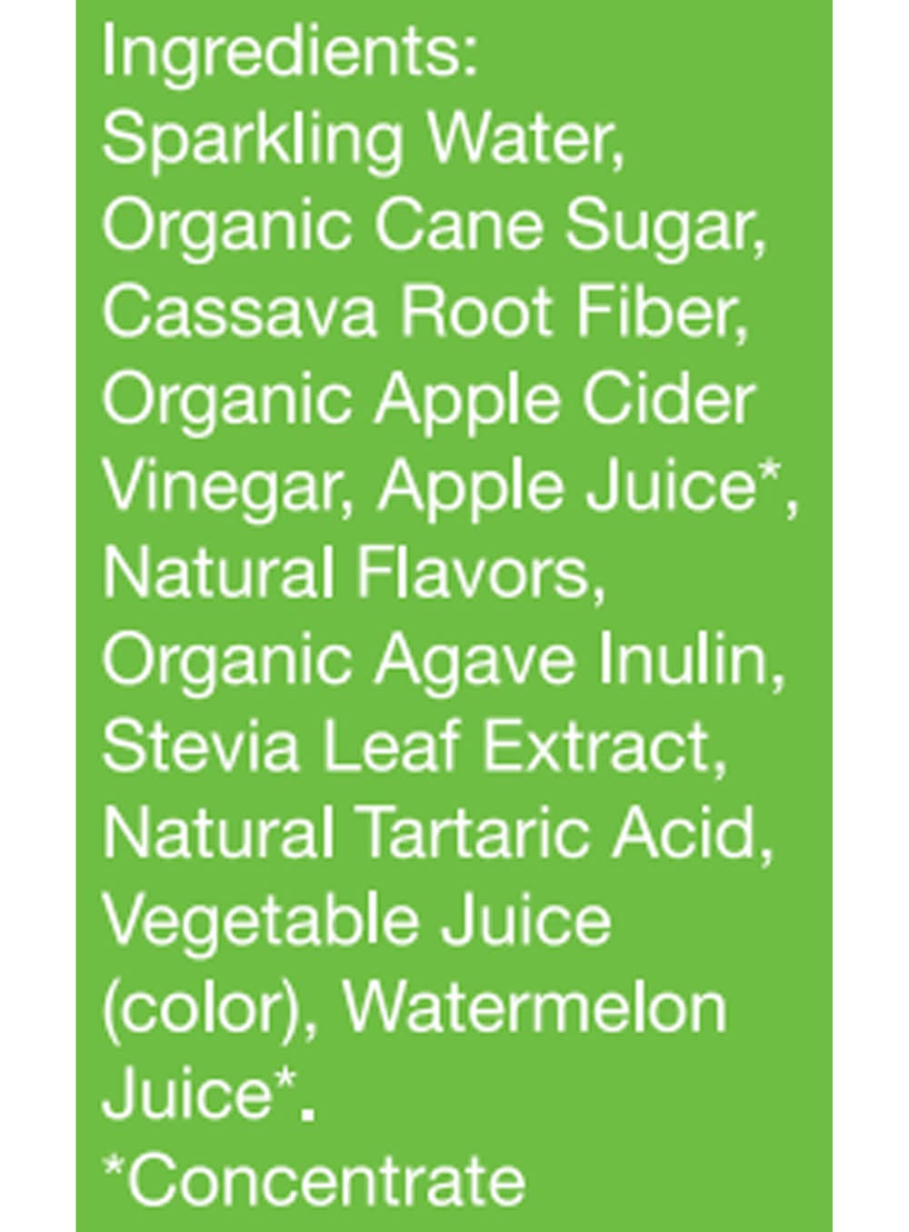 Watermelon Poppi Prebiotic Soda 12 oz