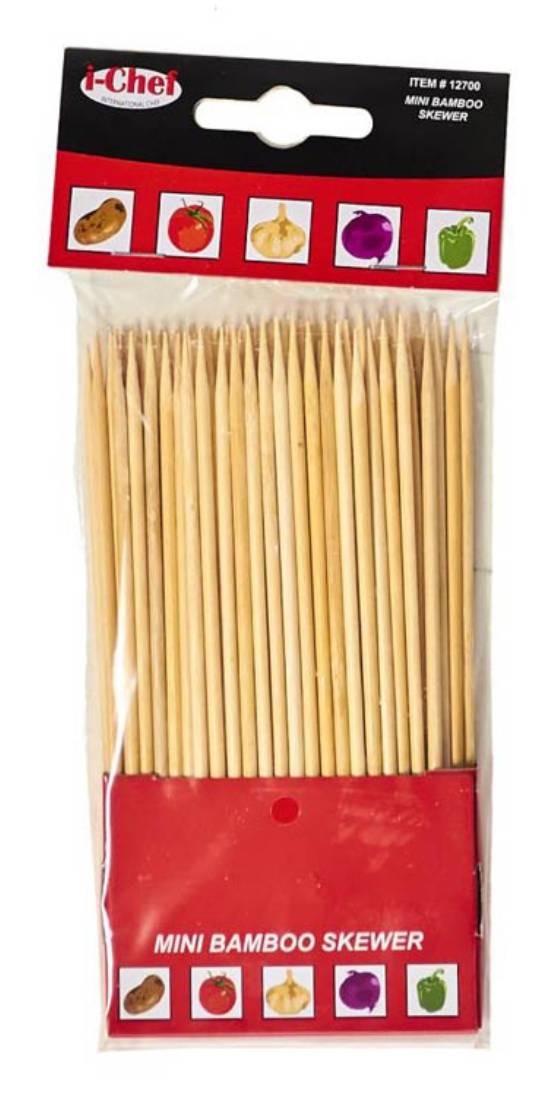 I-Chef Mini Bamboo Skewers 100 ct