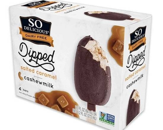SO Delicious Dipped Salted Caramel Cashewmilk 2.3 oz