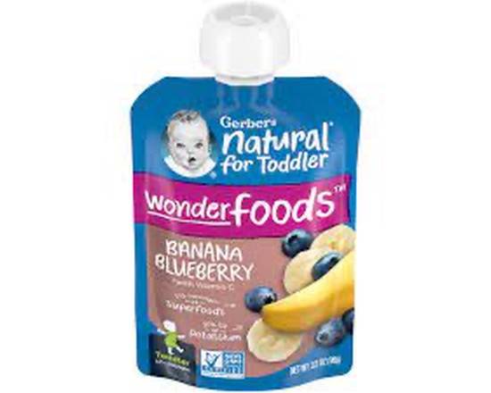 Gerber Natural for Toddlers Apple Mango Strawberry 3.5 oz