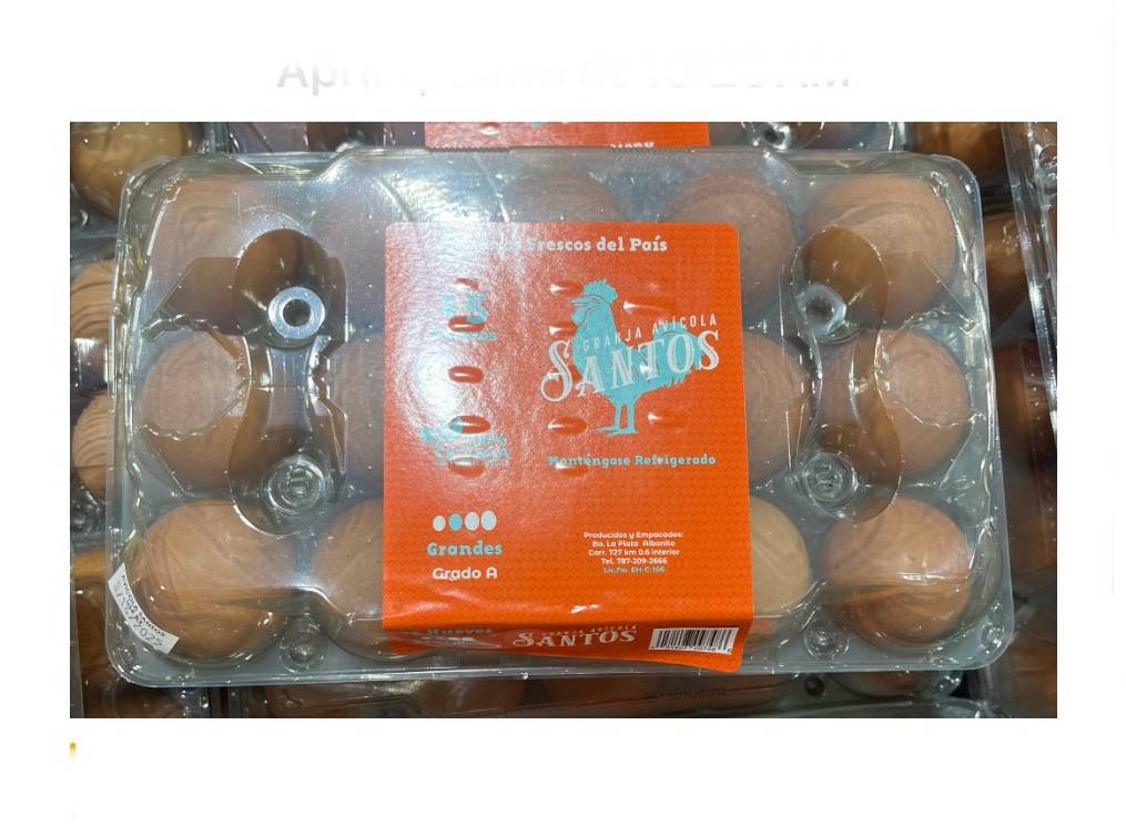 Granja Avicola Santos Huevos Grandes 15 ct