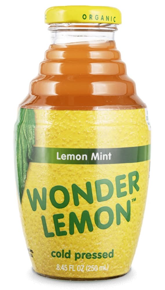 Wonder Lemon Organic Lemon Mint Cold Pressed 8.45 oz