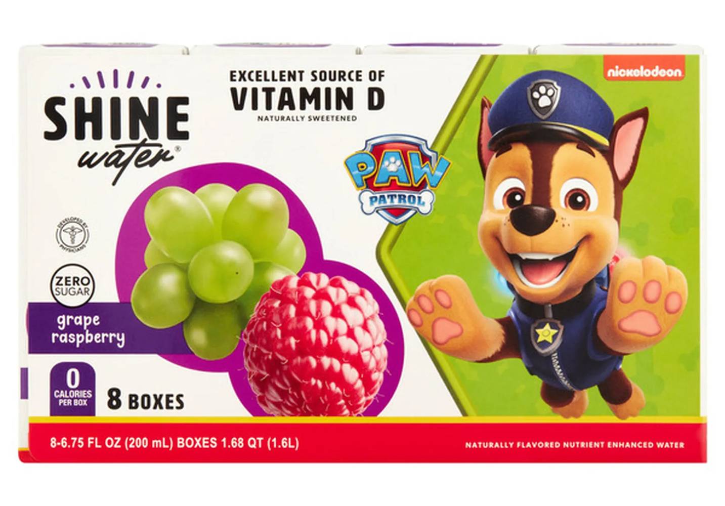 Shine Water Grape Raspberry 8-6.75 oz