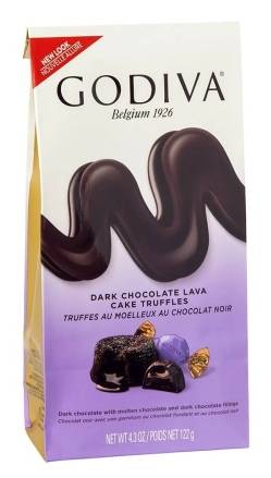 Godiva Dark Chocolate Lava Cake Truffles 4.3 oz