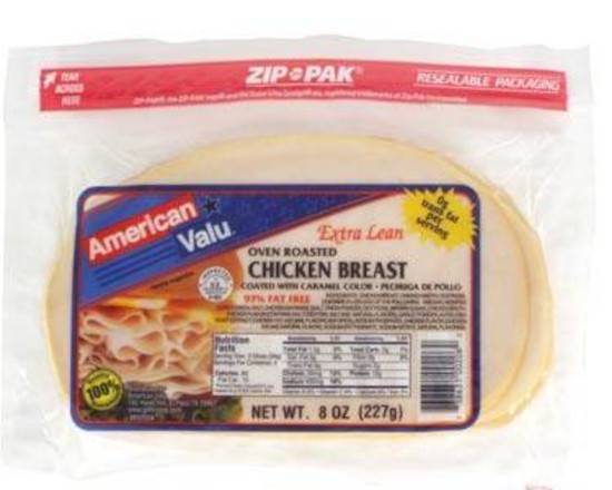 American Valu Oven Roasted Chicken Breast 8 oz