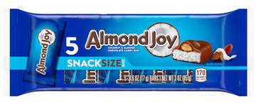 Almond Joy 5 Snack Size 3 oz