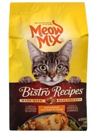 Meow Mix Bistro Recipes Chicken 3.15 lbs