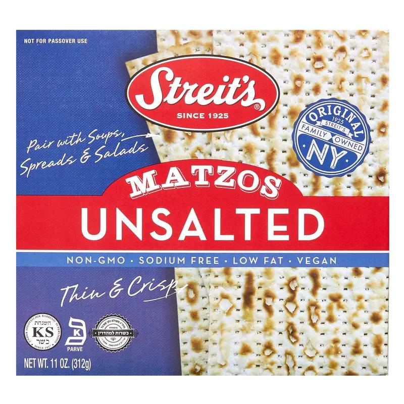 Streit’s Unsalted Matzos 11 oz