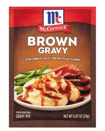 McCormick Brown Gravy Mix 0.87 oz