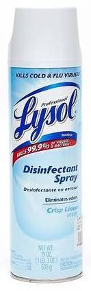 Lysol Disinfectant Spray Crisp Linen Scent 12.5 oz