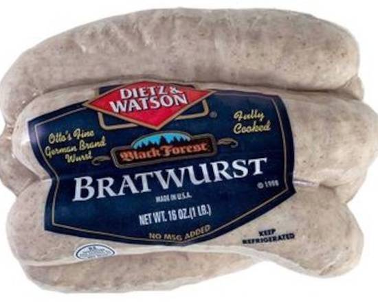 Dietz & Watson All Natural Black Forest Bratwurst