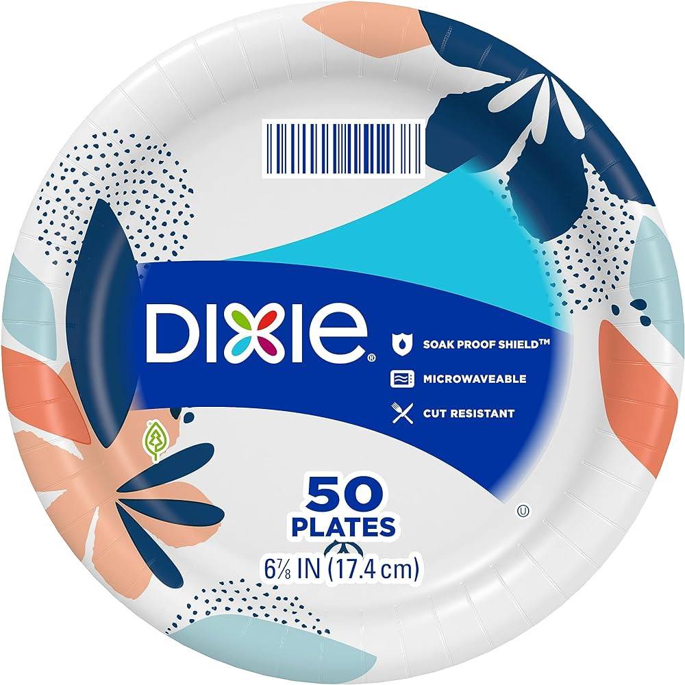 Dixie Everyday Plates 6 7/8 inch 50 ct