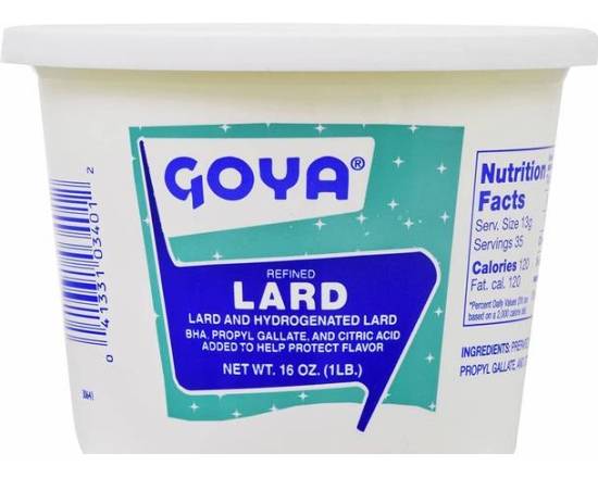 Goya Manteca / Lard 16 oz