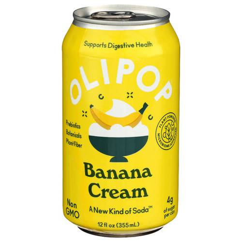 Olipop Banana Cream 12 oz