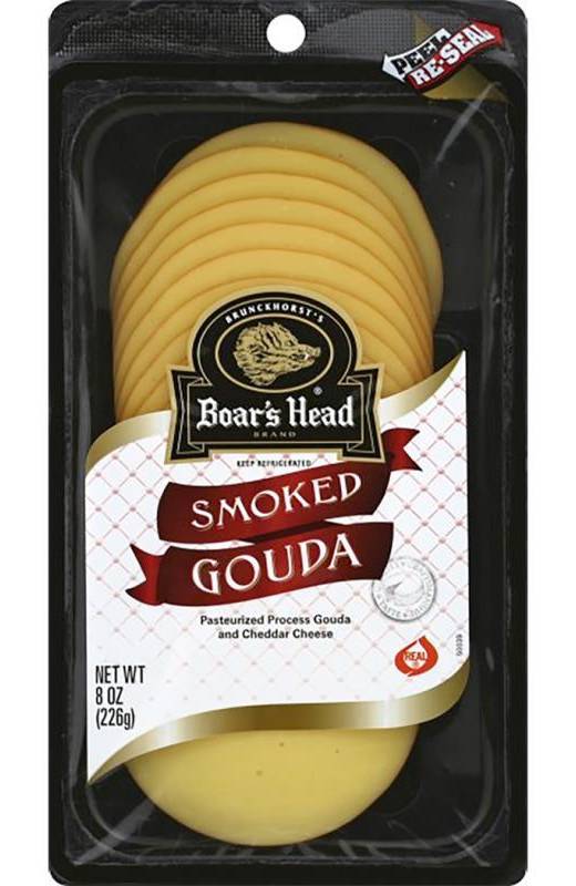 Boar's Head Sliced Gouda Cheese 8 oz