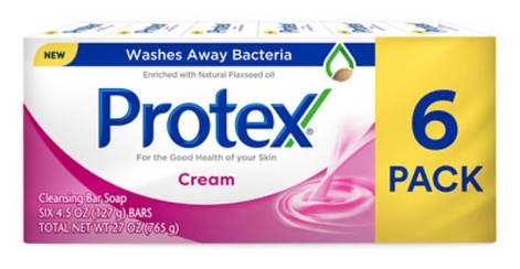 Protex Cream Soap Bars 6 ct