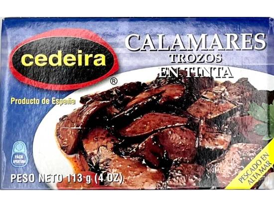 Cedeira Trozos de Calamar en Tinta 4 oz