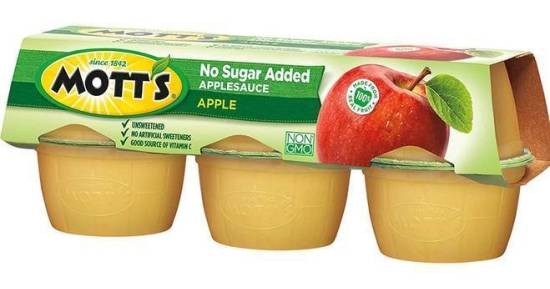 Mott’s Unsweetened Applesauce 6-4 oz
