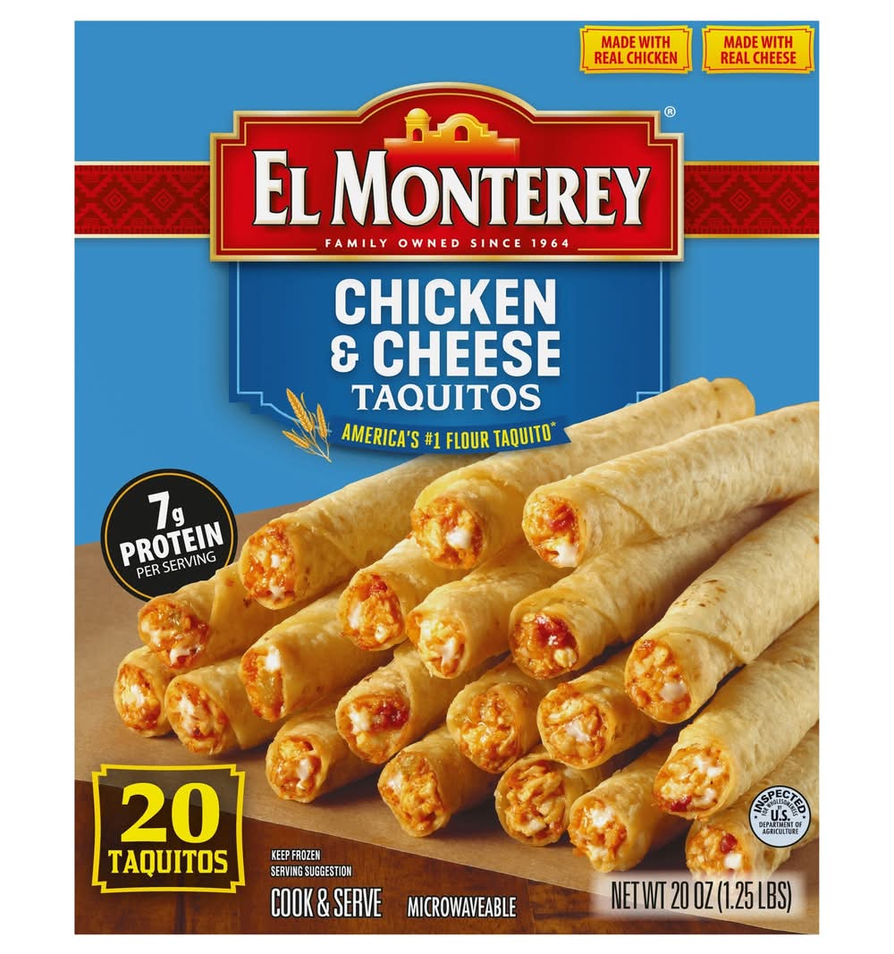 El Monterey Chicken & Cheese Taquitos