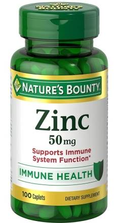 Nature’s Bounty Zinc 50mg 100 ct
