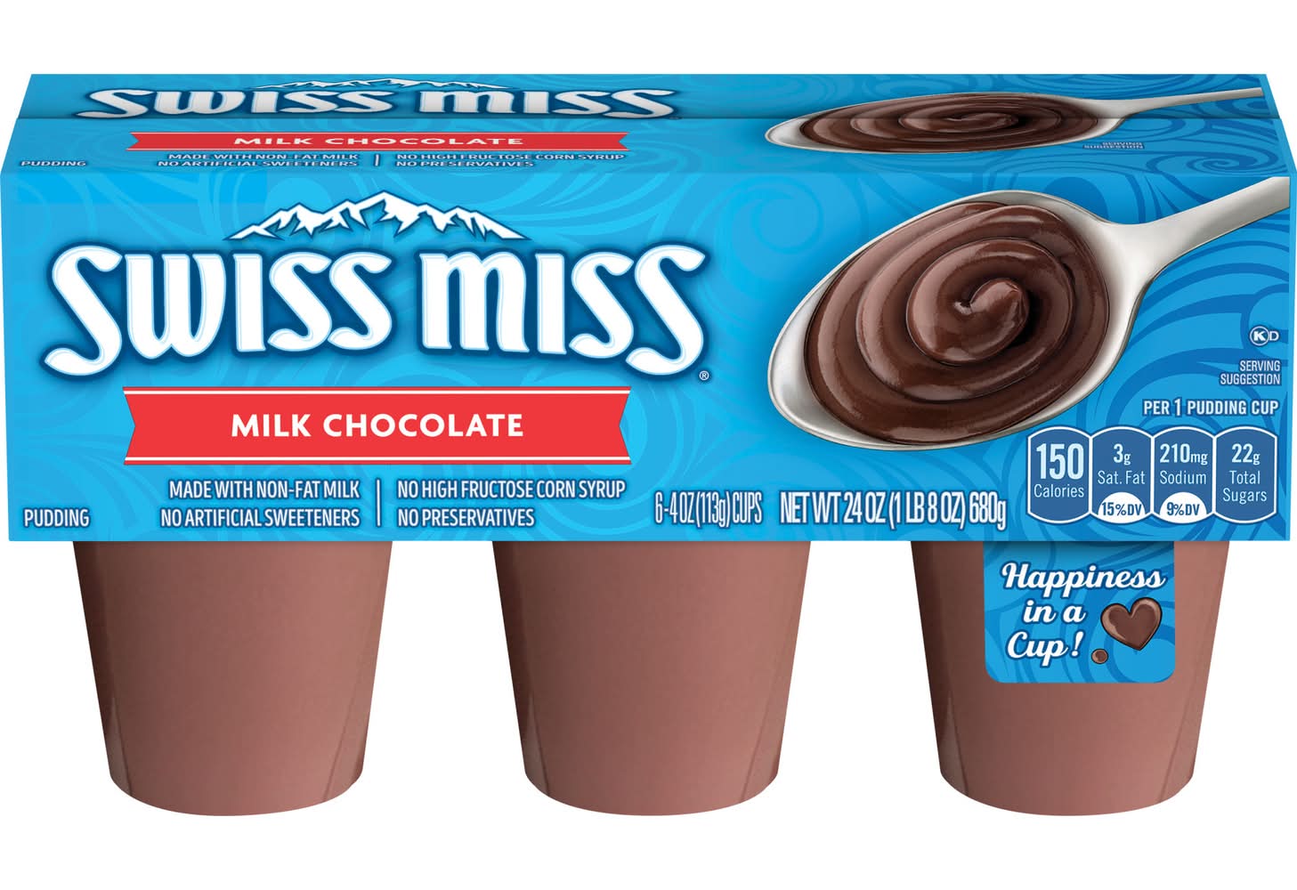 Swiss Miss Milk Chocolate 6-4 oz