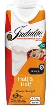 Indulac UHT Half & Half 8 oz