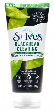  St. Ives Blackhead Clearing Scrub Bamboo & Green Tea 6 oz