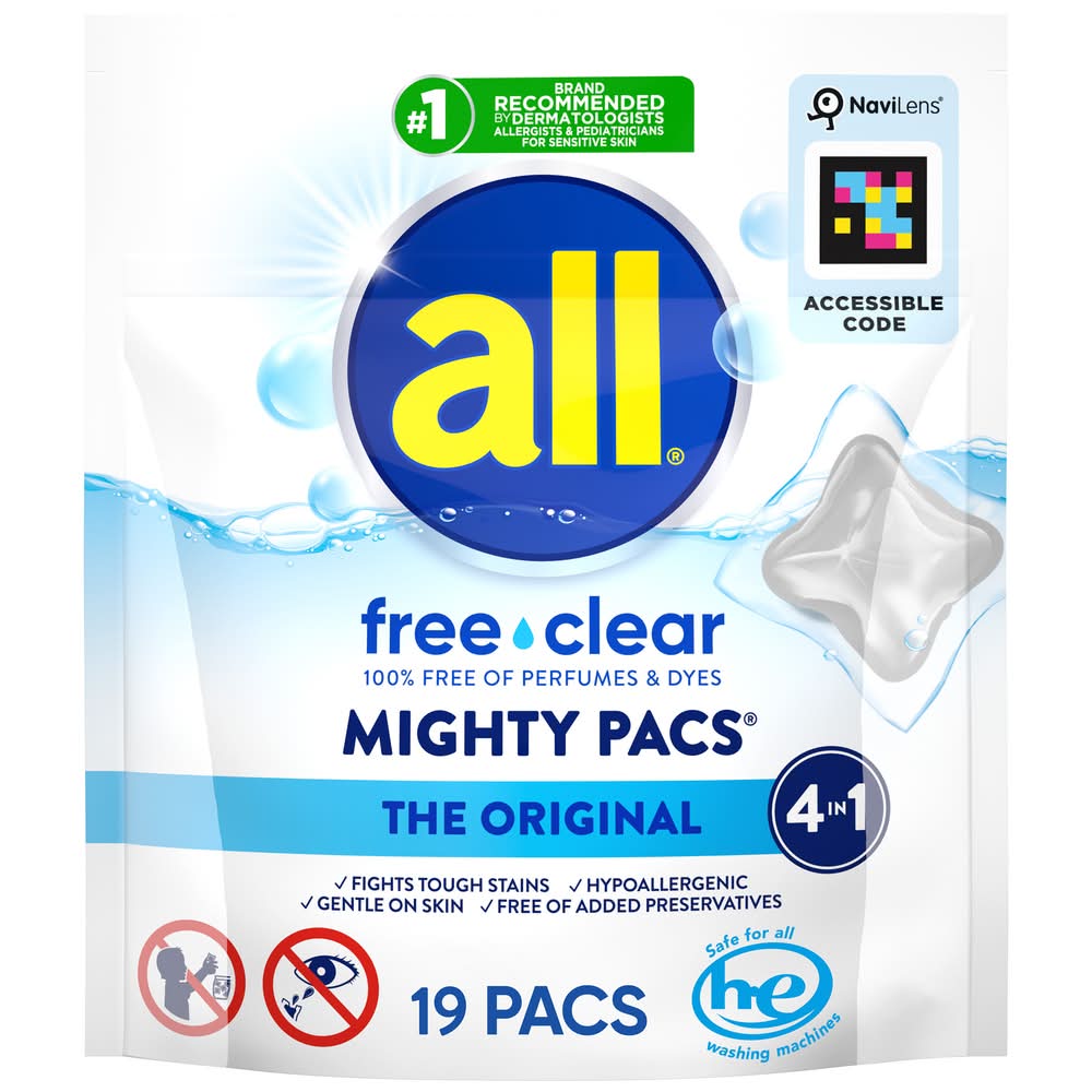 All Free and Clear Original Mighty Pacs 19 ct