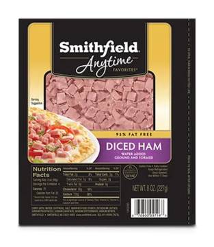 Smithfield Diced Ham 8 oz
