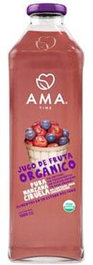 AMA Jugo Orgánico de Manzana y Ciruela 1 L