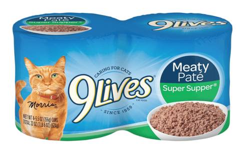 9 Lives Meaty Pate Super Supper 4-5.5 oz
