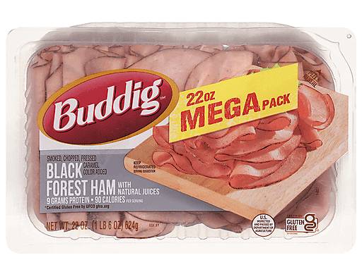 Buddig Black Forest Ham Mega Pack 22 oz