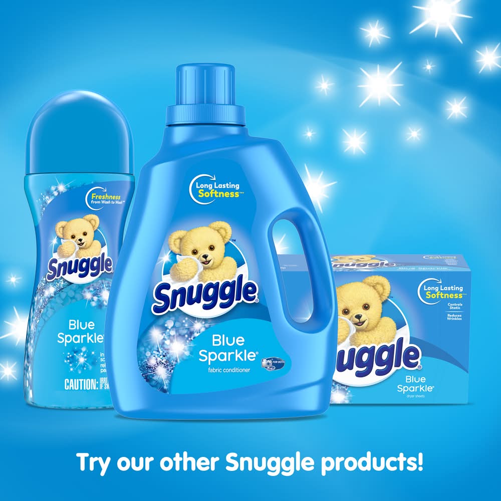 Snuggle Blue Sparkle Fabric Softener 32 oz.
